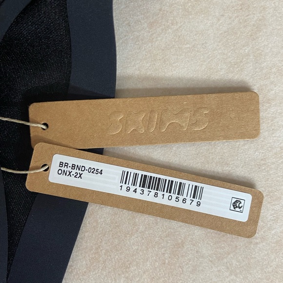 NWT Skims Sheer Sculpt Bandeau in Onyx - Picture 8 of 8